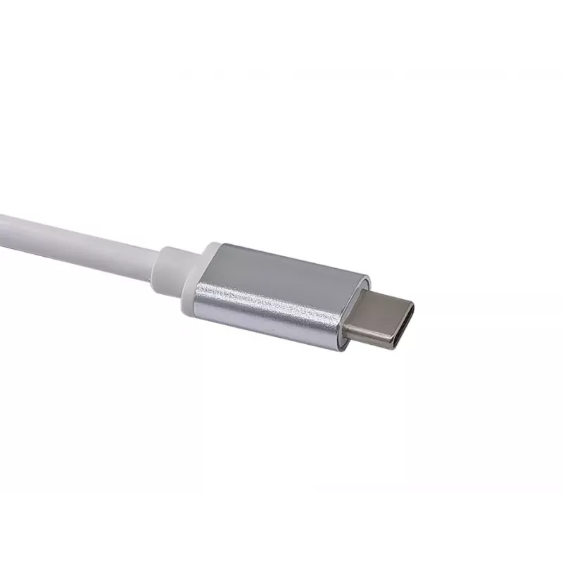 Equip USB-C į 3 prievadų USB 3.0 šakotuvas su Gigabit eterneto adapteriu, USB 3.2 Gen 1 (3.1 Gen 1) Type-C, sidabrinis, aliuminis
