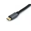Equip USB 3.2 Gen 2x1 Type-C į Type-C laidas, vyriškas/vyriškas, 0,5 m, 5A, juodas