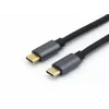 Equip USB 3.2 Gen 2x1 Type-C į Type-C laidas, vyriškas/vyriškas, 0,5 m, 5A, juodas