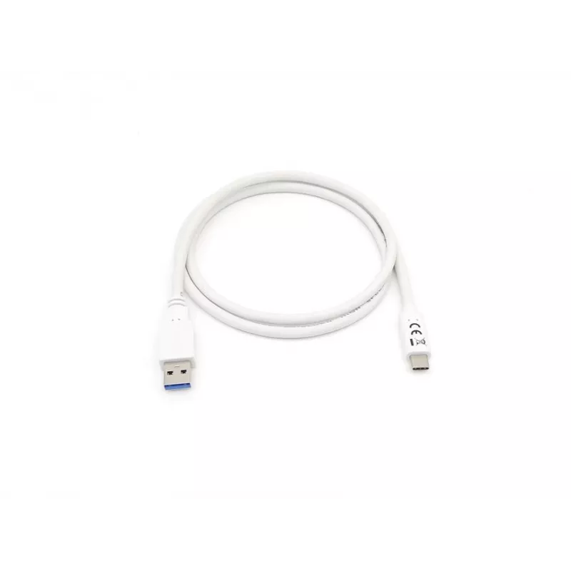 Equip USB 3.2 Gen 1 Type-C į A laidas, vyriškas/vyriškas, 1 m, USB A, USB C, USB 3.2 Gen 1 (3.1 Gen 1), 5 Gbit/s, Baltas