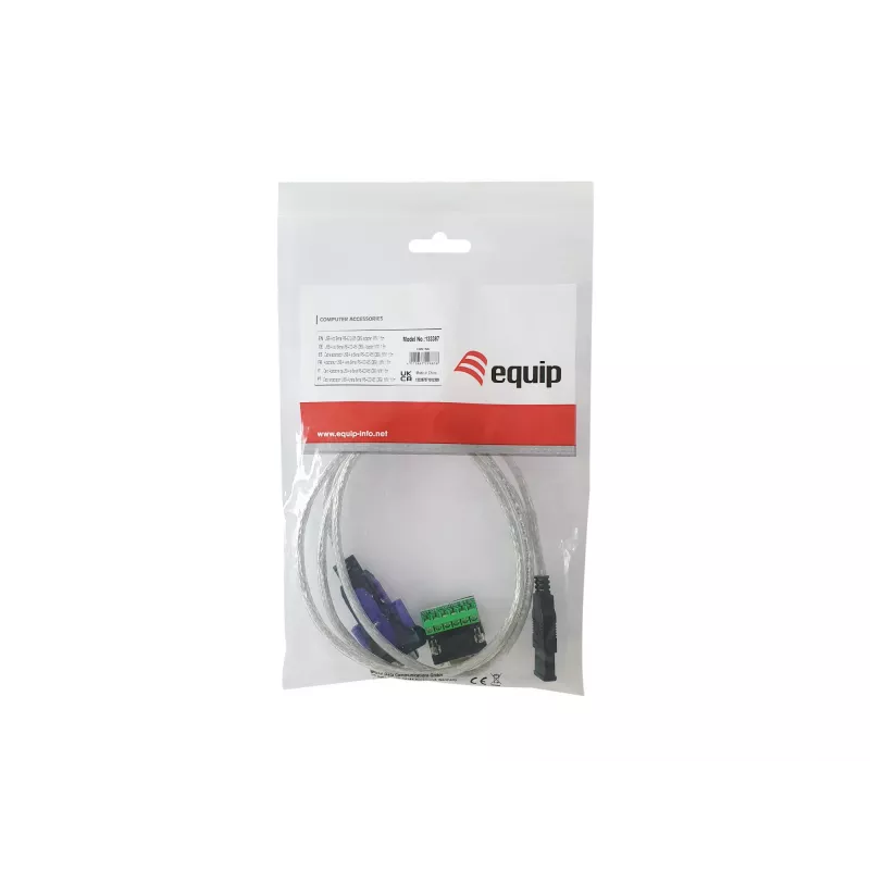 Equip USB-A į RS-422/485 DB9 adapterio kabelis, pilkas, 1,5 m