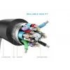 Equip USB-C į Serial DB9 laidas, vyriškas/vyriškas, 1,5 m, juodas