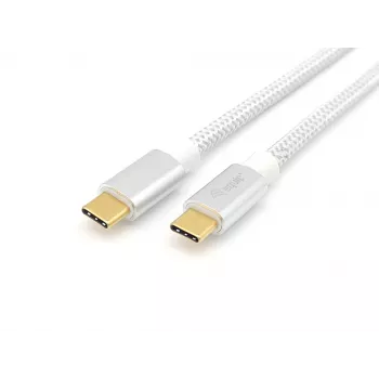 Equip USB 3.2 Gen 2 C į C laidas, vyriškas/vyriškas, 2,0 m, 5A, PD 100W, 4K/60Hz, 10Gbps