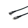 Equip USB 2.0 C į C 90° kampuotas laidas, M/M, 3,0 m, 100 W su Emark lustu