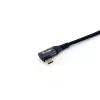 Equip USB 2.0 C į C 90° kampuotas laidas, M/M, 3,0 m, 100 W su Emark lustu