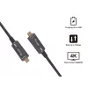 Equip USB-C į C aktyvus optinis kabelis, 10 m, 4K/60Hz, vaizdas+duomenys+PD