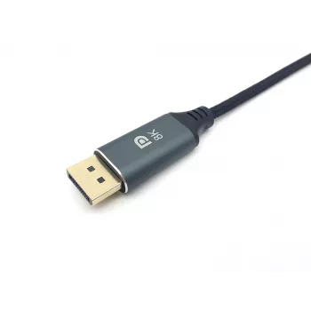 Equip USB-C į DisplayPort Premium laidas, vyriškas/vyriškas, 1,0 m, 8K/60Hz