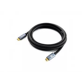 Equip USB 3.2 Gen 2 C į C laidas, vyriškas/vyriškas, 2,0 m, 5 A, PD 100 W, 4K/60 Hz, 10 Gbps
