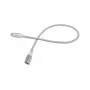 Equip USB 3.2 Gen 2 C–C ilginimo kabelis, 0,5 m, M/F, 4K/60Hz, 10Gbps, baltas