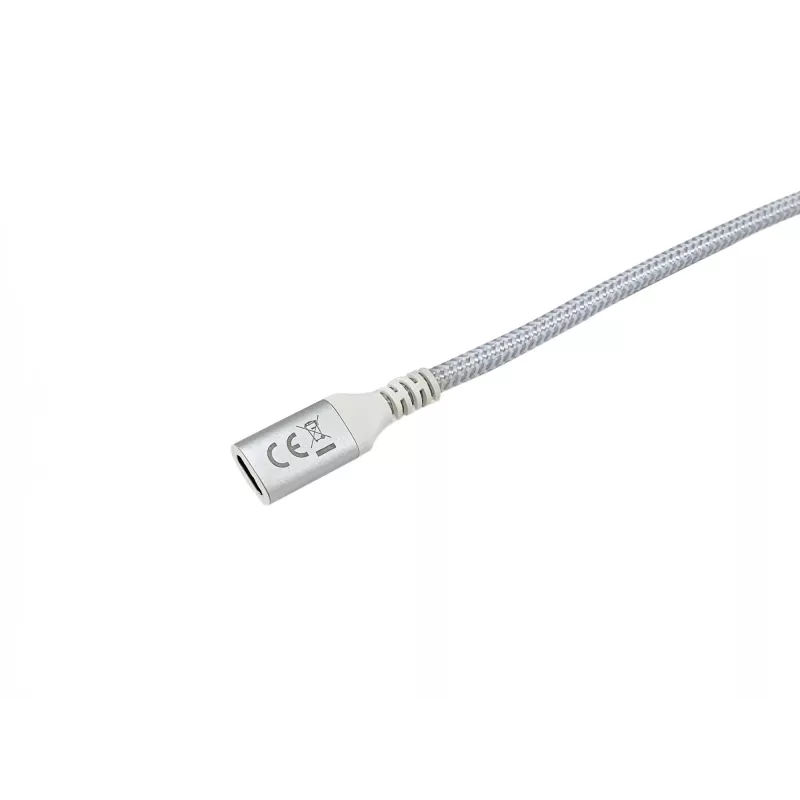 Equip USB 3.2 Gen 2 C–C ilginimo kabelis, 0,5 m, M/F, 4K/60Hz, 10Gbps, baltas
