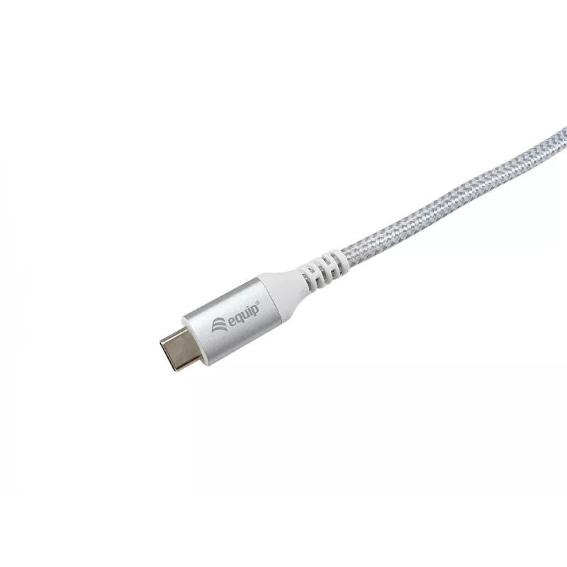 Equip USB 3.2 Gen 2 C–C ilginimo kabelis, 0,5 m, M/F, 4K/60Hz, 10Gbps, baltas