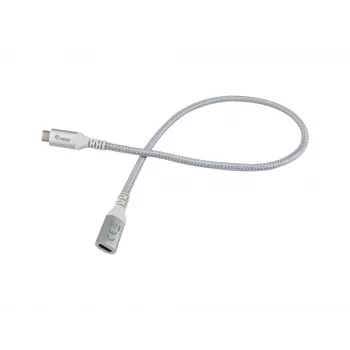 Equip USB 3.2 Gen 2 C į C prailginimo laidas, 1,0 m, M/F, 4K/60Hz, 10Gbps, baltas