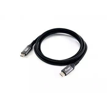 Equip USB 4 Gen 3 C į C kabelis, vyriškas/vyriškas, 2,0 m, PD3.1 240 W, 8K/60 Hz, 40 Gbps, juodas