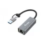 Equip USB-C į 2.5 Gigabit Ethernet tinklo adapteris (USB-C+A)