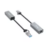 Equip USB-C į 2.5 Gigabit Ethernet tinklo adapteris (USB-C+A)