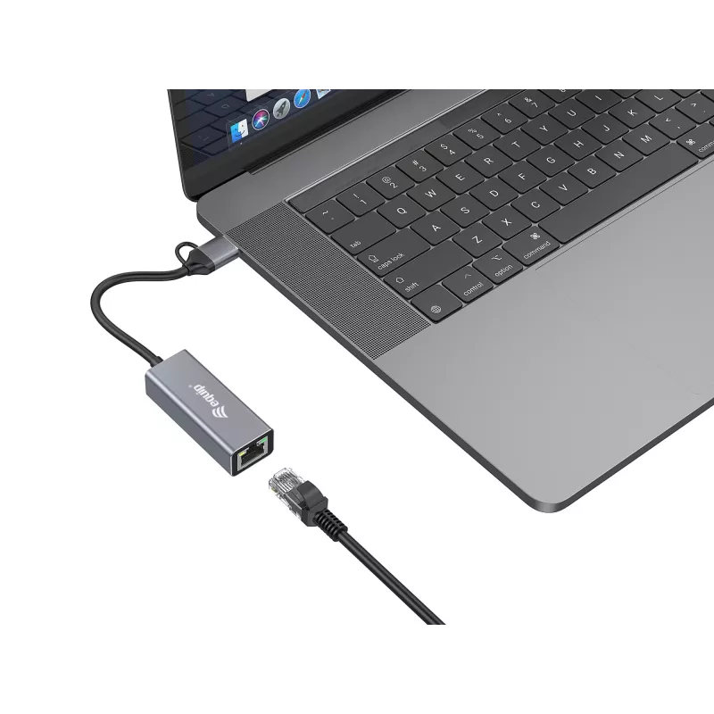 Equip USB-C į 2.5 Gigabit Ethernet tinklo adapteris (USB-C+A)
