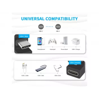 USB-C U adapteris Equip 133476 10Gbps PD 100W 2 vnt. pakuotė