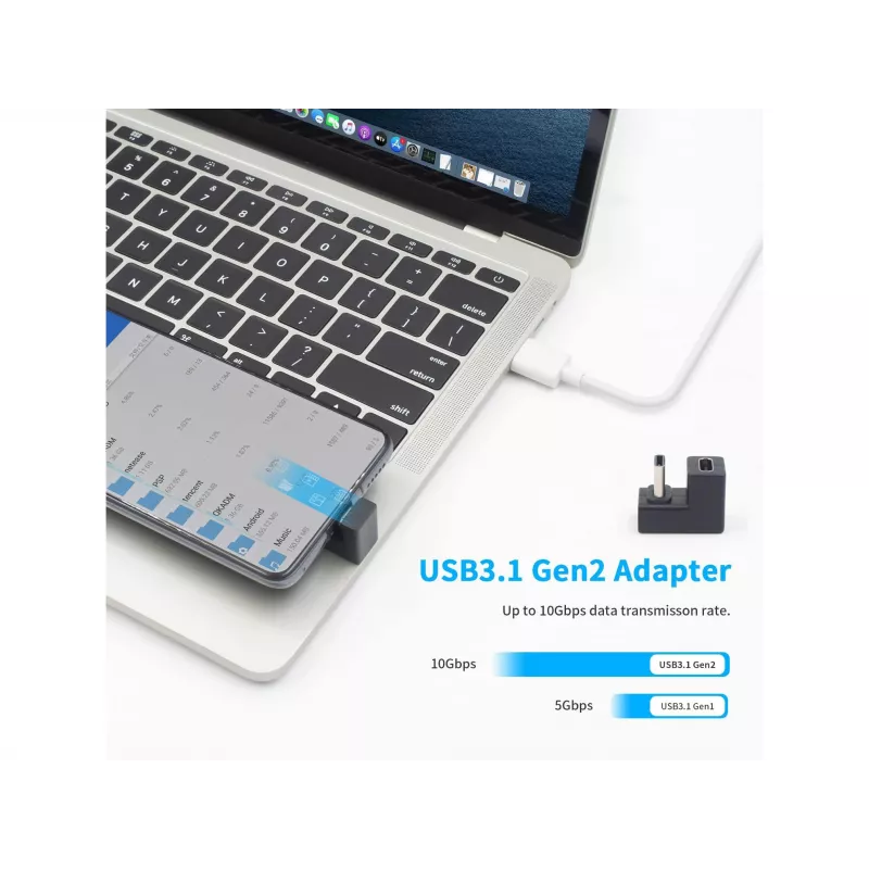 USB-C U adapteris Equip 133476 10Gbps PD 100W 2 vnt. pakuotė