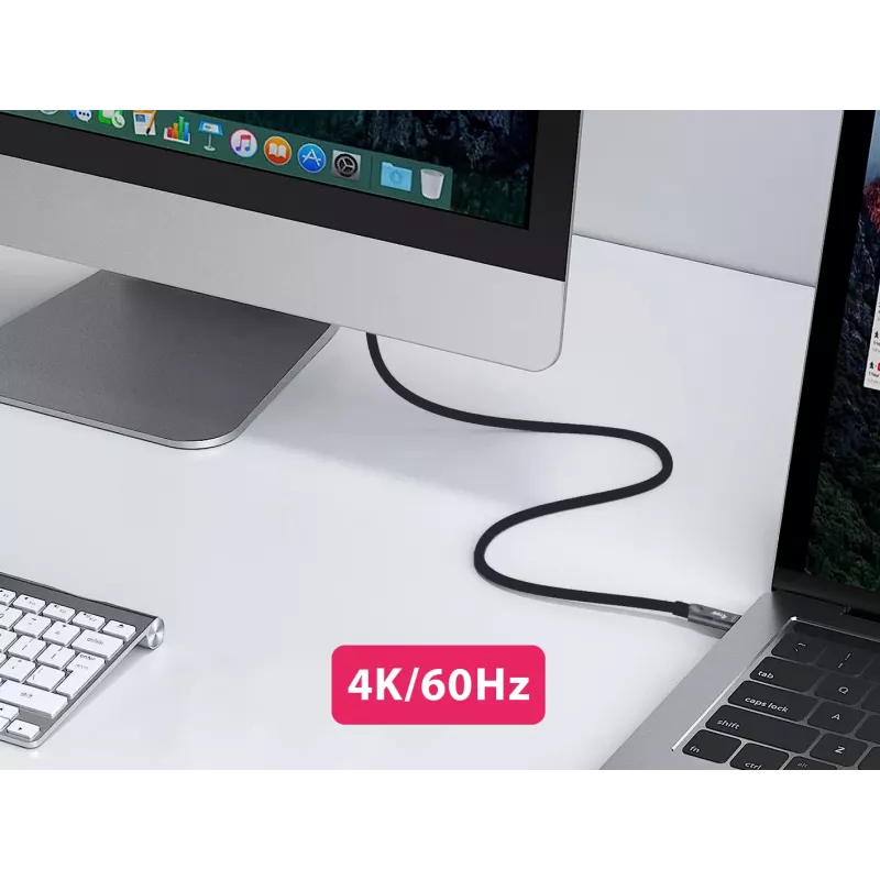 Equip USB-C į USB-C aktyvus optinis laidas, M/M, 15m, PD 60W, 4K/60Hz, 10Gbps, vaizdas+duomenys+įkrovimas