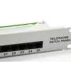 Equip 25 prievadų Cat.3 RJ45 ISDN skirstomasis skydelis, šviesiai pilkas