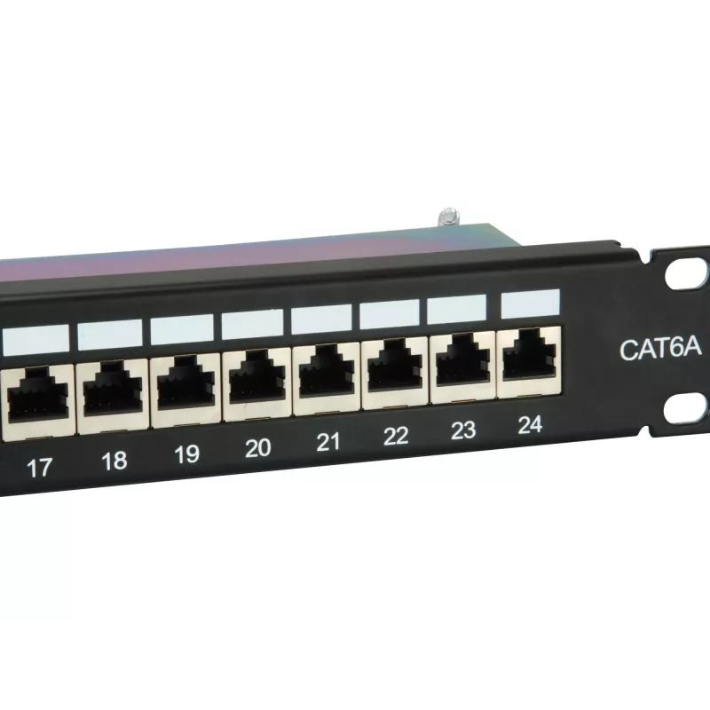 Equip 24 prievadų Cat.6A ekranuotas pataisos skydelis