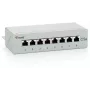 Equip 8 prievadų Cat.5e stalinis pataisų skydelis, šviesiai pilkas, RJ-45, auksiniai kontaktai, Cat5e, pilka, ANSI/TIA/EIA 568, -40 - 80 °C