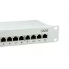 Equip 12 prievadų Cat.6 ekranuotas skirstomasis skydas, šviesiai pilkas, Gigabit Ethernet, 1000 Mbit/s, RJ-45, Cat6, Cat6e, 1U, pilkas