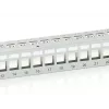 Equip 24 prievadų Keystone Cat.6 ekranuotas skirstomasis skydas, šviesiai pilkas