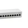 Equip 326522 skydinė plokštė (patch panel) 12 prievadų, 10GBase-T, metalinė, pilka