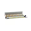 Equip 326522 skydinė plokštė (patch panel) 12 prievadų, 10GBase-T, metalinė, pilka
