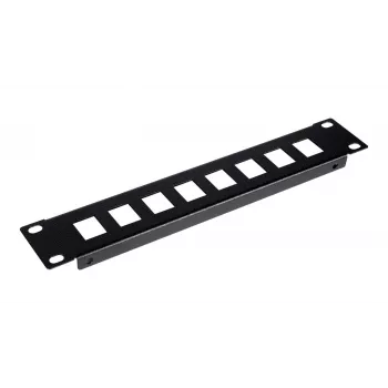 Equip EZKP-10-B Keystone panelis, 1U, tuščias, metalinis, juodas