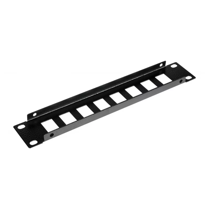 Equip EZKP-10-B Keystone panelis, 1U, tuščias, metalinis, juodas