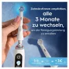 Pakeičiamieji šepetėlių antgaliai Oral-B iO Ultimate Clean, balti, 2 vnt.