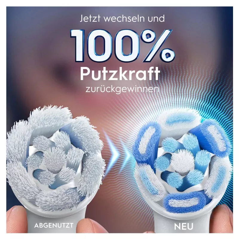 Pakeičiamieji šepetėlių antgaliai Oral-B iO Ultimate Clean, balti, 2 vnt.