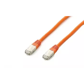 Equip Cat.6A Platinum S/FTP jungiamasis laidas, 0,5 m, oranžinis
