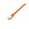 Tinklo kabelis Equip Cat.6A Platinum S/FTP RJ-45 15 m oranžinis