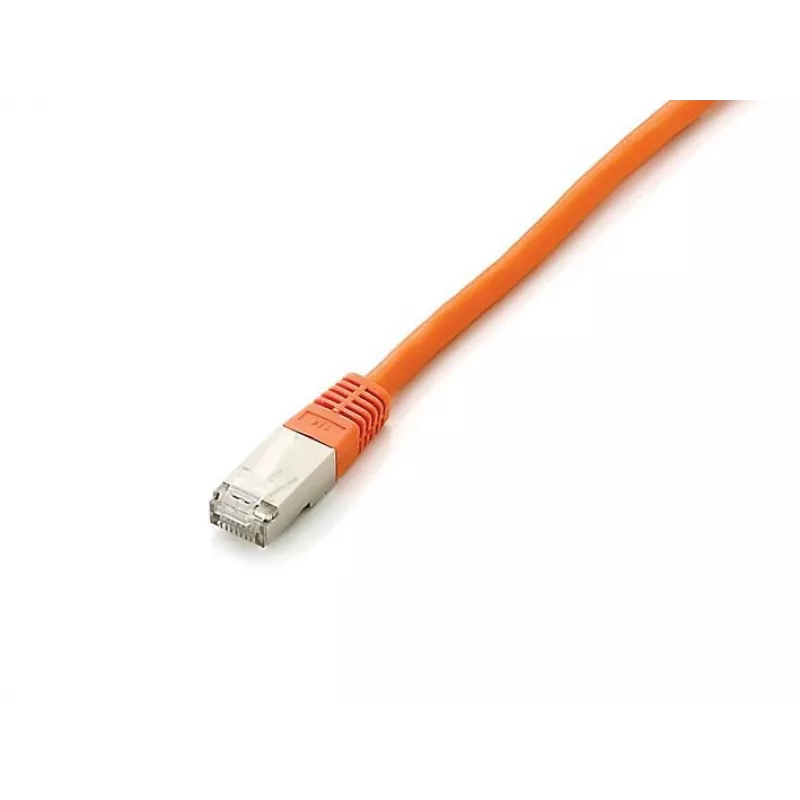Tinklo kabelis Equip Cat.6A Platinum S/FTP RJ-45 15 m oranžinis