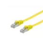 Equip Cat.6A U/FTP plokščias RJ-45 tinklo kabelis 0,5 m geltonas