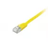 Equip Cat.6A U/FTP plokščias RJ-45 tinklo kabelis 0,5 m geltonas