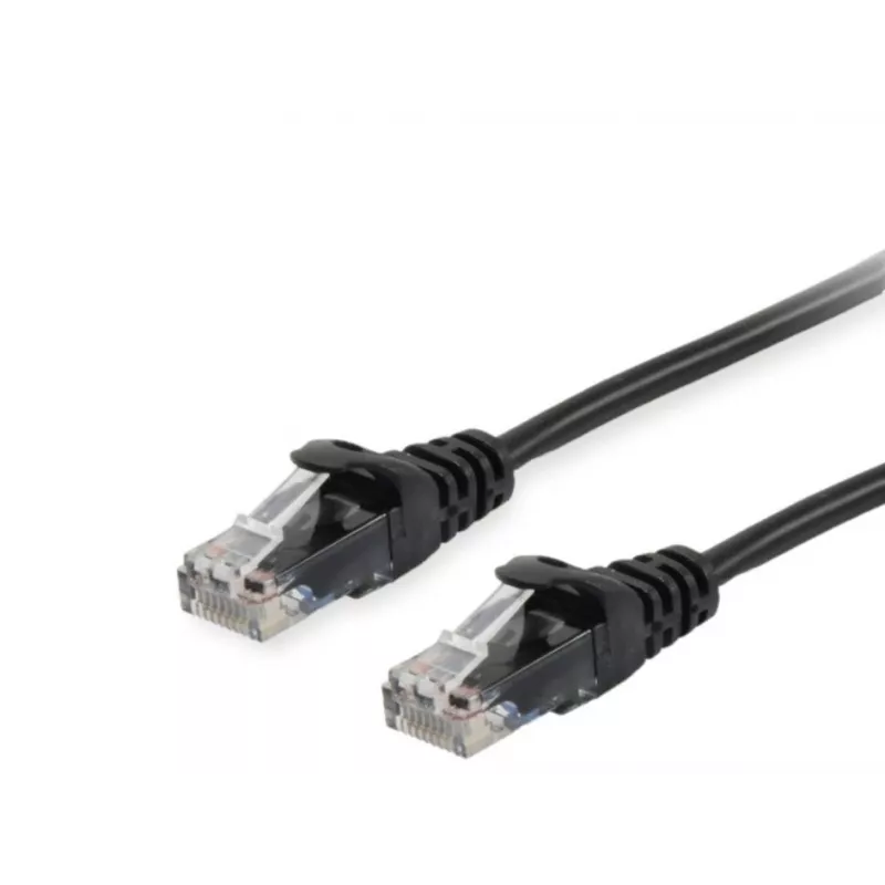 Patch kabelis Equip Cat.6A RJ-45 U/UTP 2 m juodas