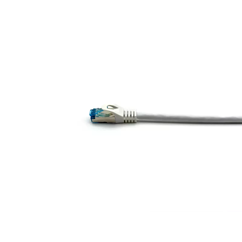 Equip Cat.6A S/FTP jungiamasis kabelis, kampuotas į tiesų RJ-45, 1,0 m, baltas