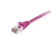 Equip Cat.6A S/FTP jungiamasis kabelis, violetinis, 0,5 m