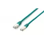 Equip Cat.6A Platinum S/FTP RJ-45 10m žalias tinklo kabelis