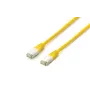 Equip Cat.6A Platinum S/FTP jungiamasis kabelis, 1,0 m, geltonas