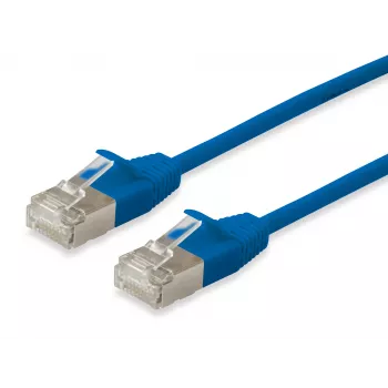 Equip Cat.6A F/FTP plonas RJ-45 jungiamasis kabelis 5 m mėlynas