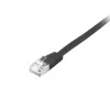 Equip Cat.6A U/FTP plokščiasis RJ-45 tinklo kabelis 3,0 m juodas