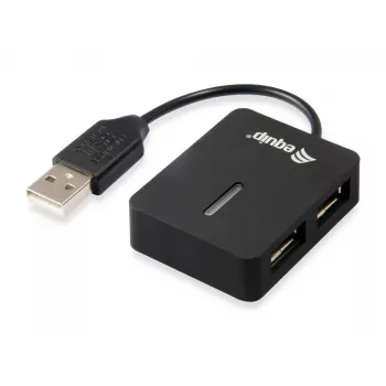 Equip 128952 USB 2.0 4 prievadų juodas USB šakotuvas