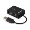 Equip 128952 USB 2.0 4 prievadų juodas USB šakotuvas