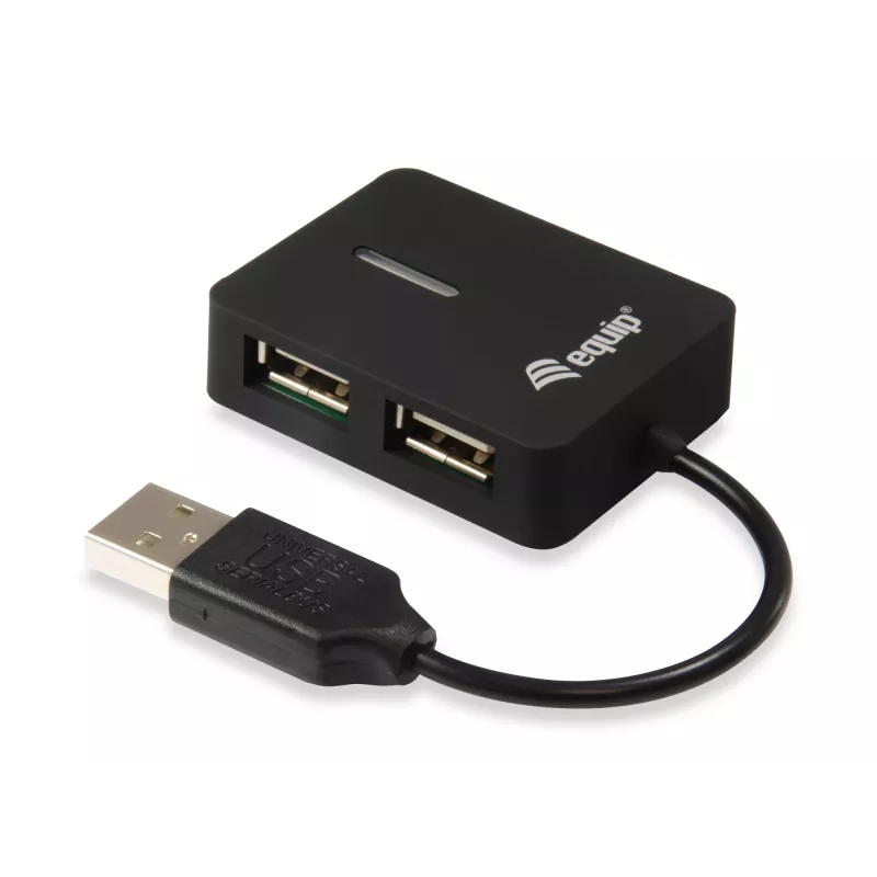 Equip 128952 USB 2.0 4 prievadų juodas USB šakotuvas