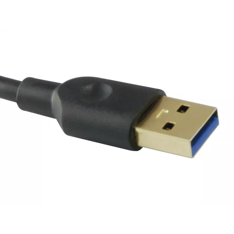 Equip 128953 USB 3.2 Gen 1 tipo A 4 prievadų USB šakotuvas, juodas